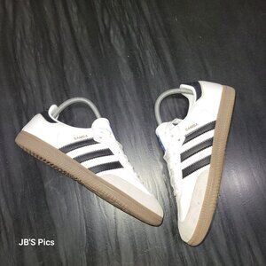 Adidas Samba OG Cloud White Core Black Mens Sz 5 /Women's Sz 6  B75806 Sneakers